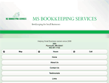 Tablet Screenshot of mksbookkeepingservices.com